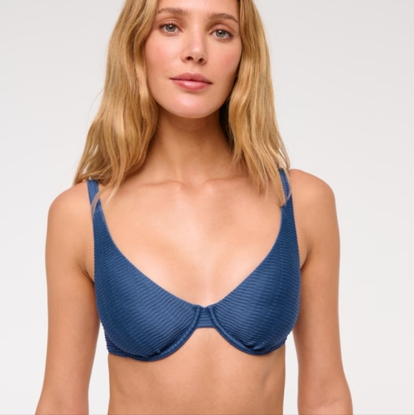 Abercrombie & Fitch Other - Abercrombie & Fitch Womens Navy Blue Bikini Top Size Medium